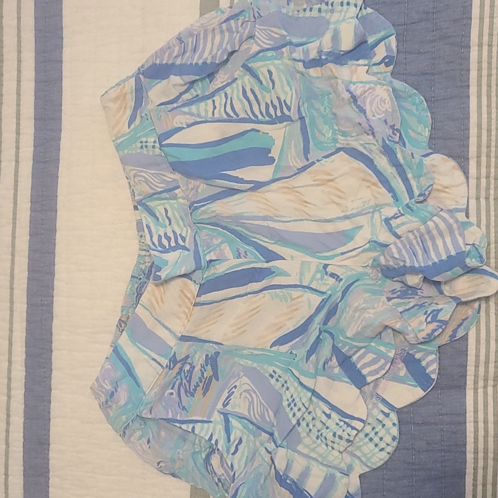 Lilly Pulitzer Dahlia shorts (Light Lilac About Time)